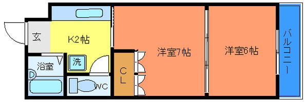 東照宮駅 徒歩10分 1階の物件間取画像